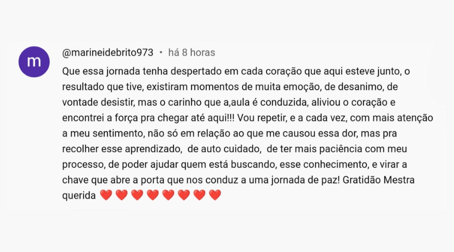 Depoimento de Marineide Brito
