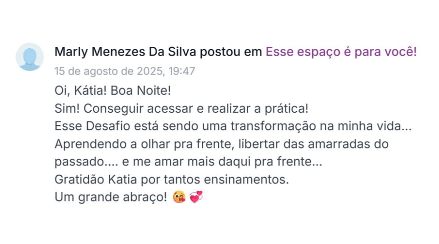 Depoimento de Marly Menezes da Silva