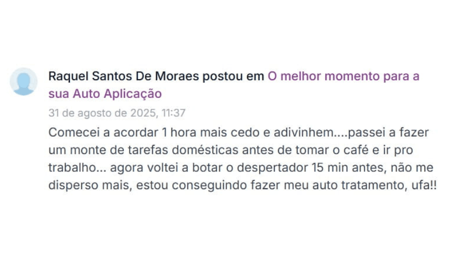 Depoimento de Raquel Santos de Moraes