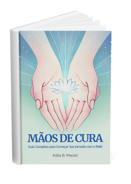 Capa 3D do livro Mãos de Cura